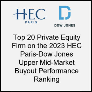 Kinderhook Industries top 20 Private Equity Firm on the 2023 HEC Paris-Dow Jones Mid Market Buyout Performance Ranking